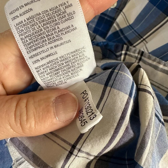 Nautica Men's Short‎ Sleeve Collared Shirt size Large - Picture 5 of 7